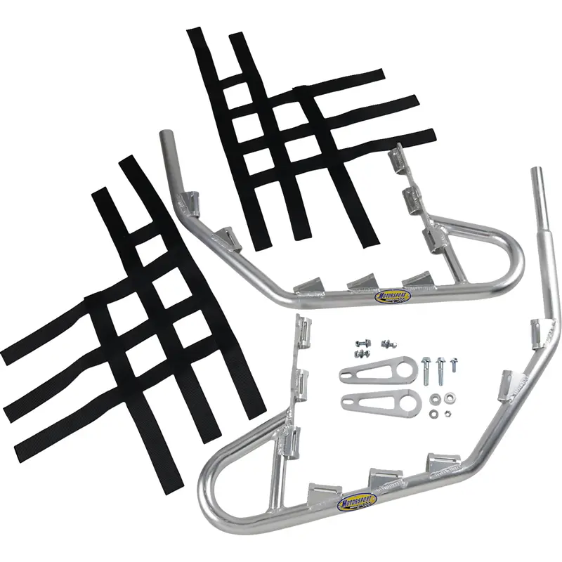 Motorsport products Nerf Bars - YZF 450 - Silver 2009-2024 Yamaha YFZ450R