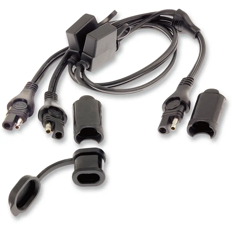 Tecmate Charger Cord - Fused SAE Y-Splitter