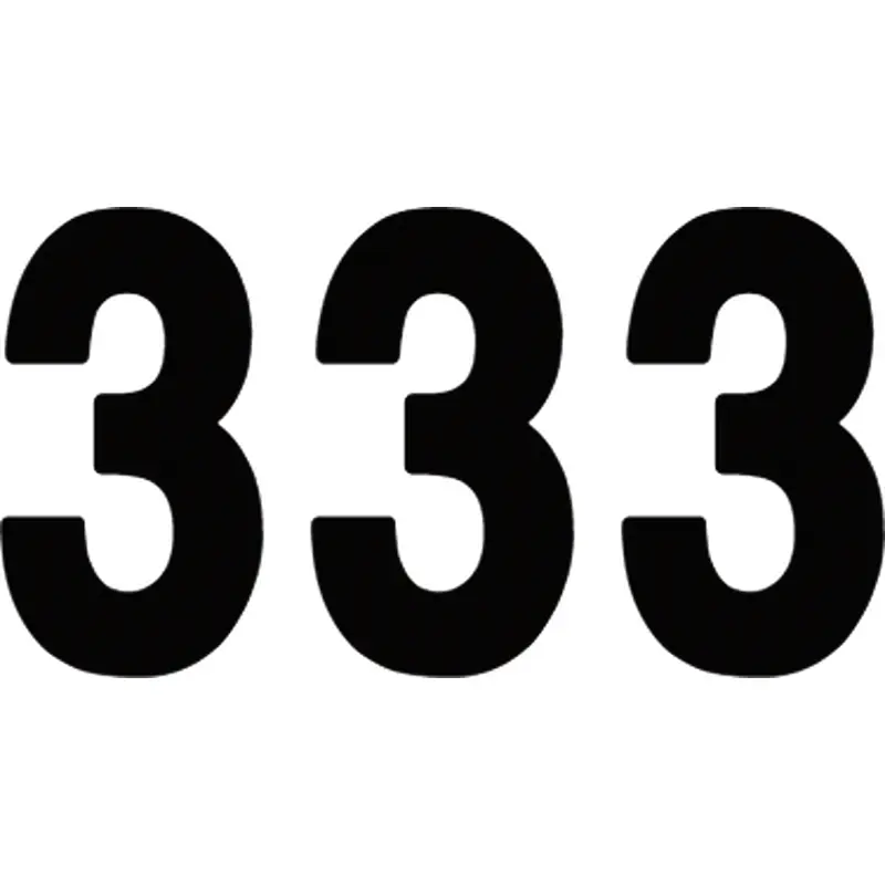 Factory effex Pro Number 3 - Black - 7"