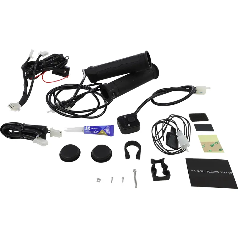 5 Level Thumb Throttle Heated Grips