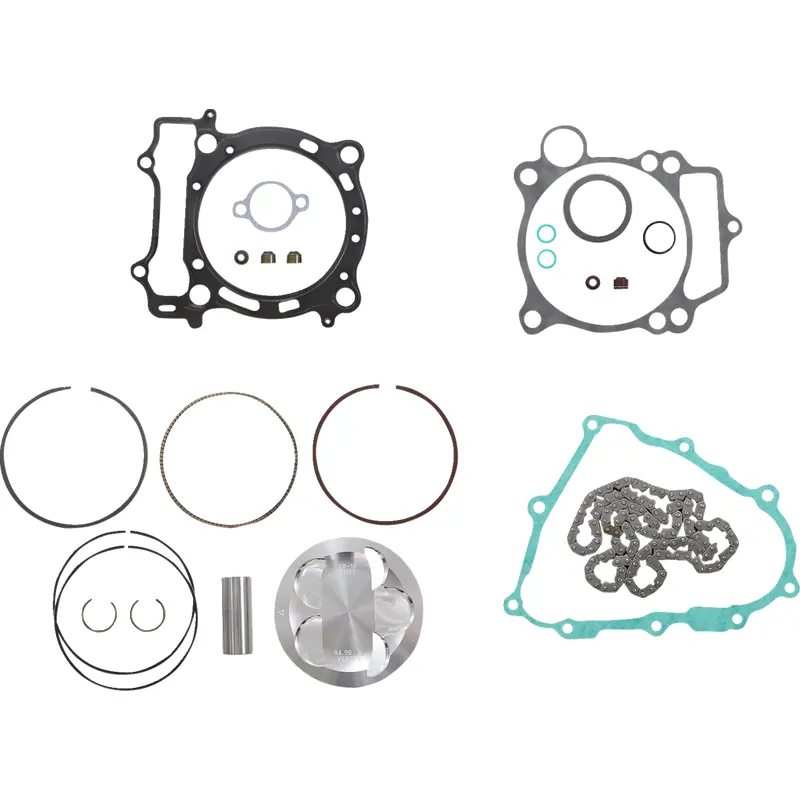 Top End Piston Kit Forged High Compression for 4-Stroke