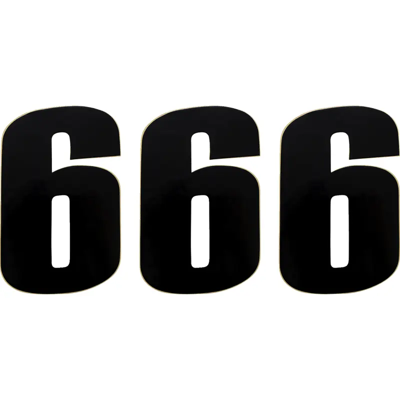 Vinyl Race Numbers