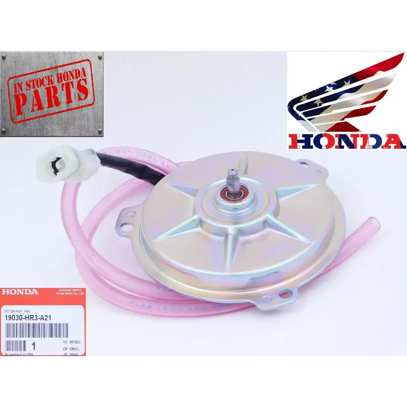 FAN MOTOR ASSY RANCHER FOREMAN OEM HONDA NEW OEM 19030-HR3-A21