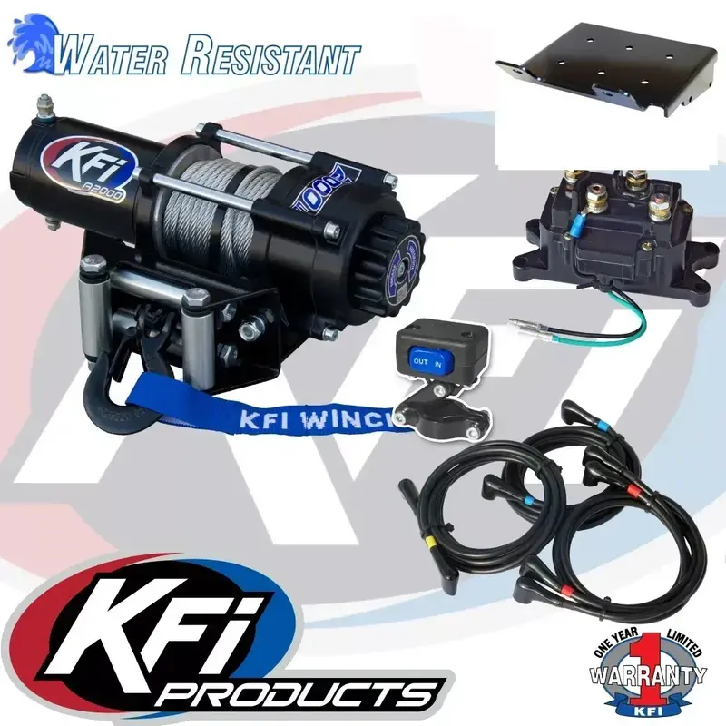 KFI WINCH 2000 LBS AND MOUNT KIT W MOUNT SUZUKI 2008-2024 KING QUAD 400