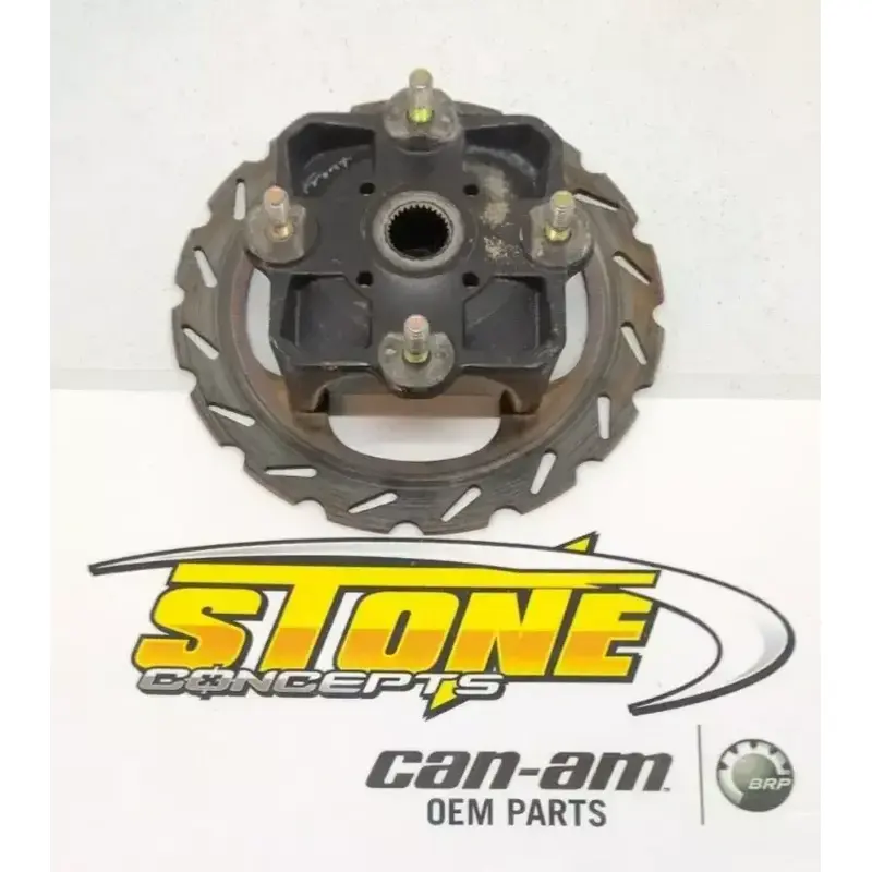 OEM 17-22 Can-Am Maverick X3 Front Rear Wheel Hub & Front Rotor 705502122