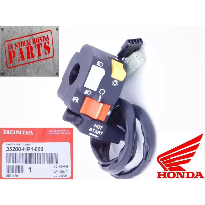 GENUINE HONDA OEM 2004-2007 TRX450R LEFT HANDLEBAR SWITCH 35200-HP1-003