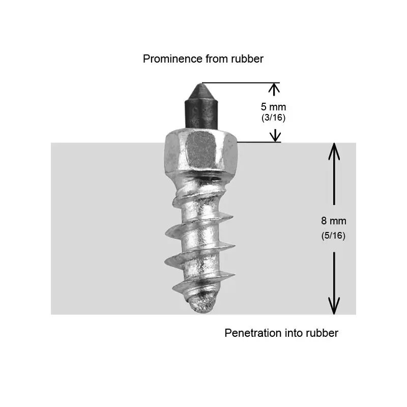 IGRIP 7/16"-11MM STD SCREW STUDS QTY 100