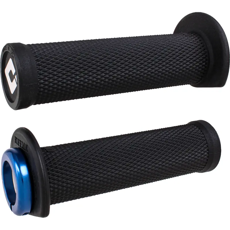ODI ATV/PWC RUFFIAN LOCKON GRIP 125MM BLACK/BLUE