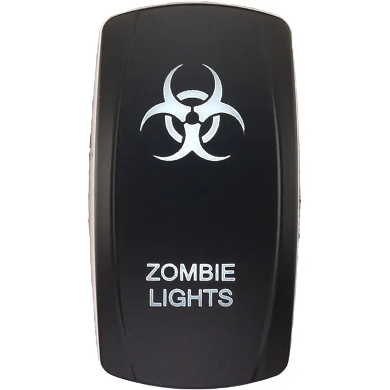 XTC Power Products Dash Switch Rocker Face - Zombie Lights