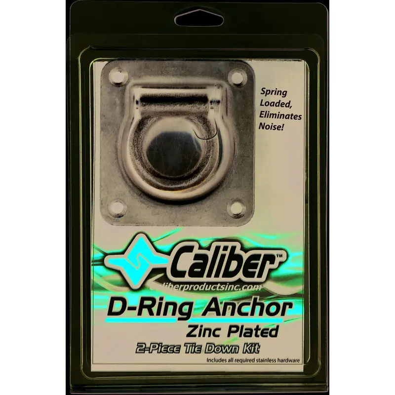 CALIBER ZINC COATED TRAILER D-RING KIT