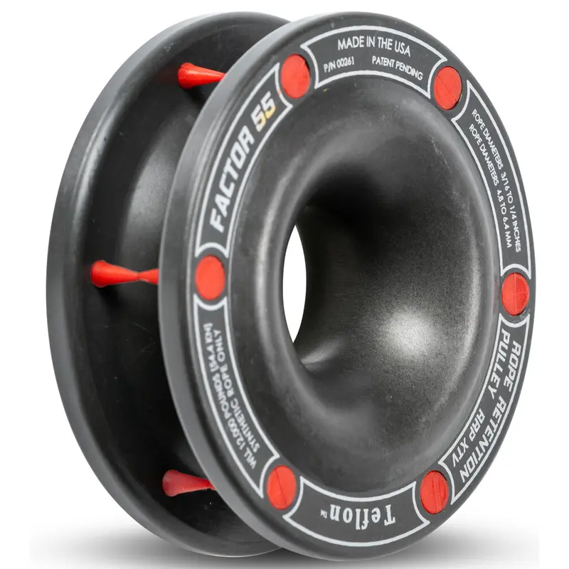 FACTOR 55 XTV ROPE RETENTION PULLEY