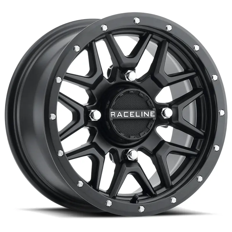 RACELINE KRANK WHEEL 14X7 4/137 5 2 ( 10MM) BLACK