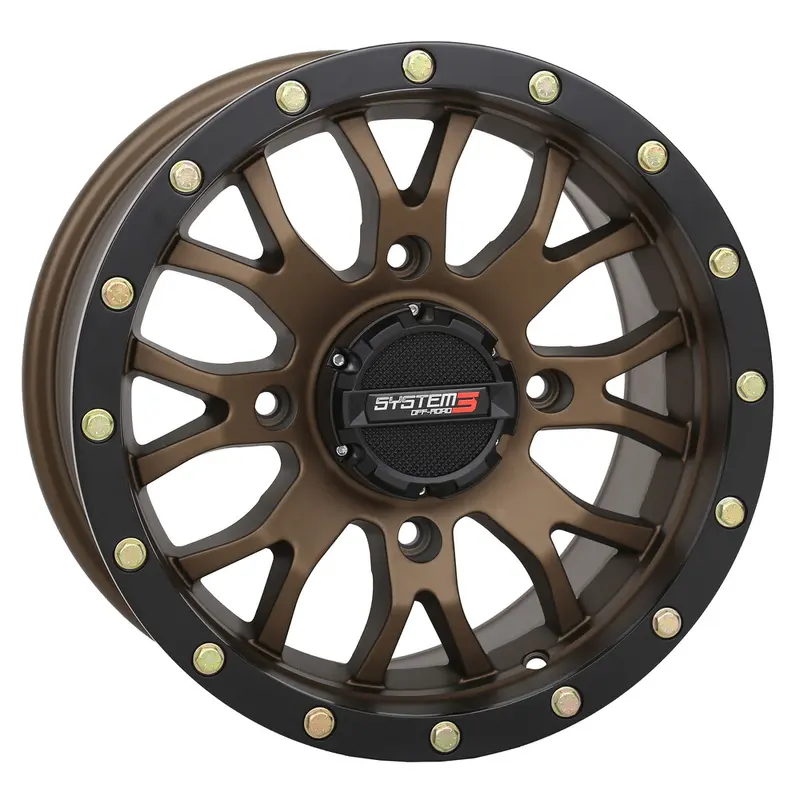SYSTEM 3 ST3 WHEEL 18X7 4 3 ( 10MM) 4/137 MATTE BRONZE/BLACK