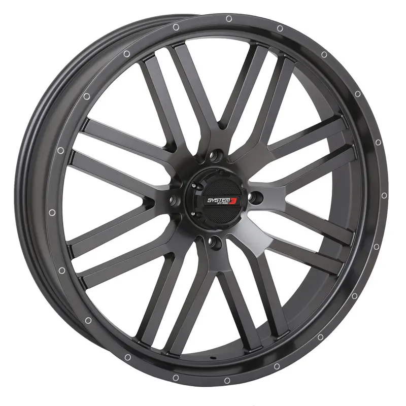 SYSTEM 3 ST3 WHEEL 22X7 4 2.5 ( 10MM) 4/137 MATTE GUNMETAL GREY