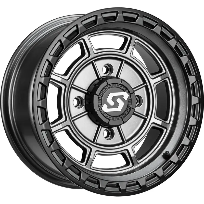 SEDONA RIFT WHEEL 15X7 4/156 5 2 ( 10MM) CARBON GREY