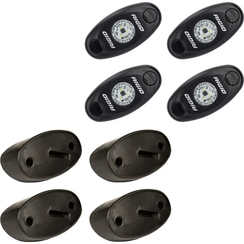 RIGID ROCK LIGHT KIT RED /4