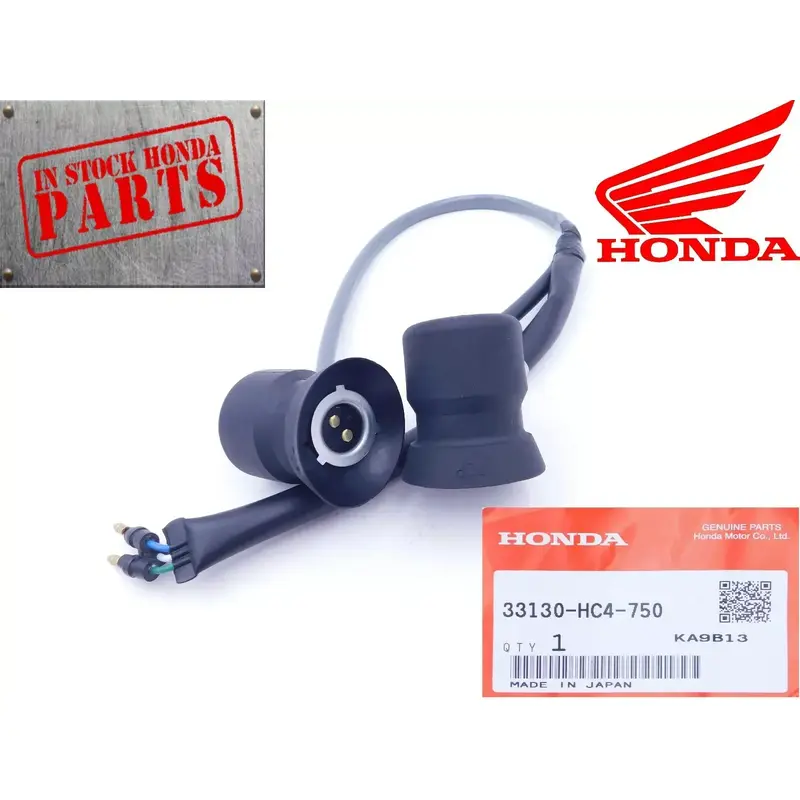 HONDA FOURTRAX TRX300 TRX 300 2X4, 4X4  ATV HEADLIGHT SOCKET HARNESS GENUINE OEM