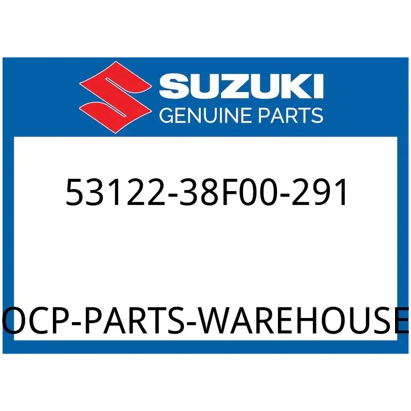 Suzuki OEM Part 53122-38F00-291 COVER, SIDE LH (BLACK)