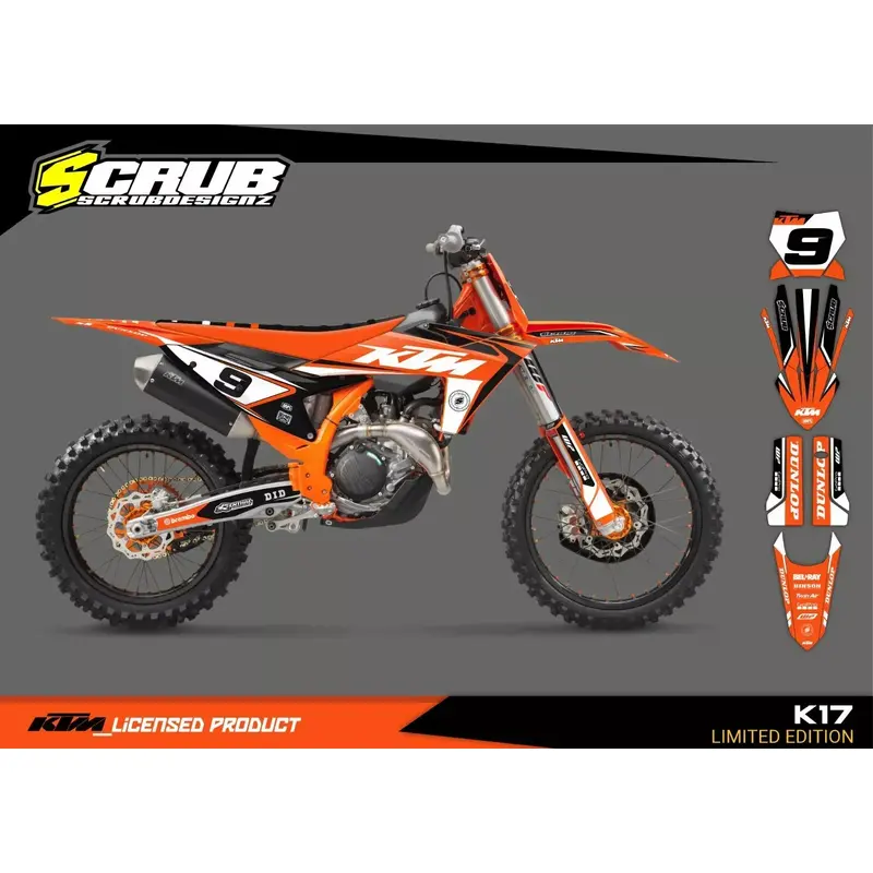 KTM Graphics 2023 2024 SX SX-F XC XC-F 125 150 250 300 350 450 Decals Stickers