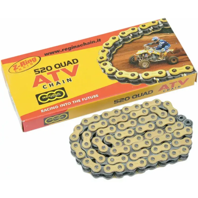 REGINA 520 Quad Series Z-Ring Chain (Gold) 98 Links