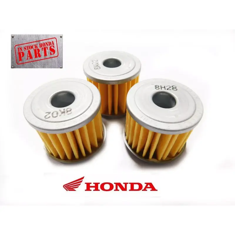 2002-2019 Honda CRF 150R 250 R X 450R OEM Oil Filter 15412-MEN-671 (3 Pack)
