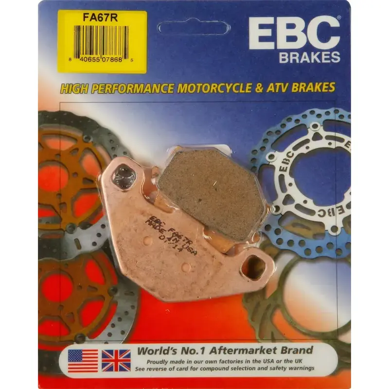 EBC R Series Long Life Sintered Brake Pads FA67R
