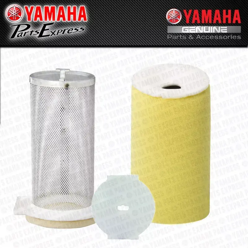 NEW 1987 - 1999 YAMAHA KODIAK BIG BEAR MOTO-4 OEM AIR FILTER, GUIDE, & END CAP