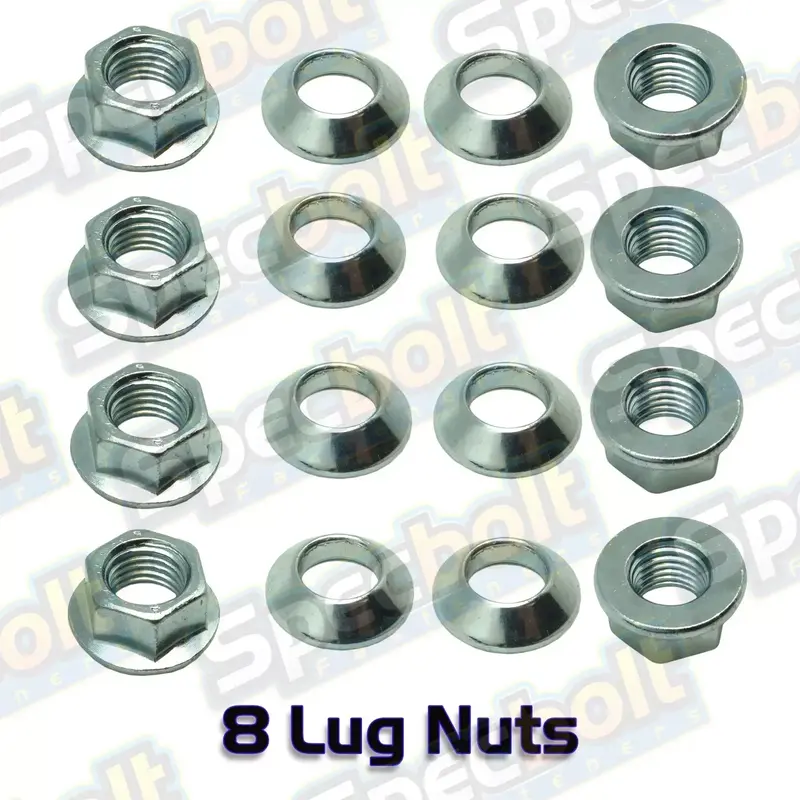 16pc Specbolt ATV Lug Nut Kit Honda TRX250R Fourtrax TRX 250R for 2 wheels only