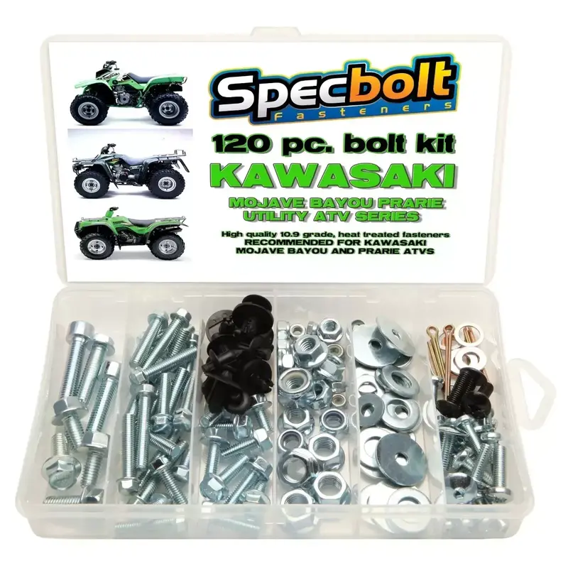 Kawasaki ATV Bolt Kit Prairie Mojave Mule Bayou Lakota Advantage Brute Force UTL