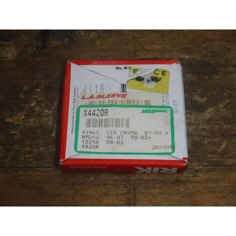 (M1) Yamaha YZ250 YZ 250 1999 - 2016  RIK Piston Ring  Cr250  Rm250