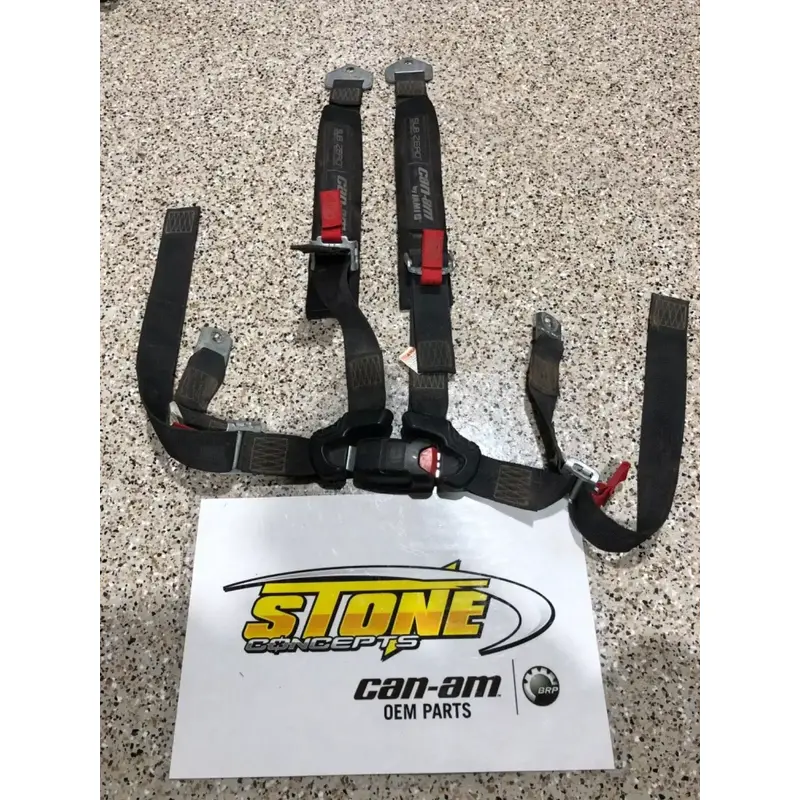 OEM CAN-AM MAVERICK X3 4 POINT HARNESS PADDED SEAT BELT SUB ZERO IMMI 2017-23
