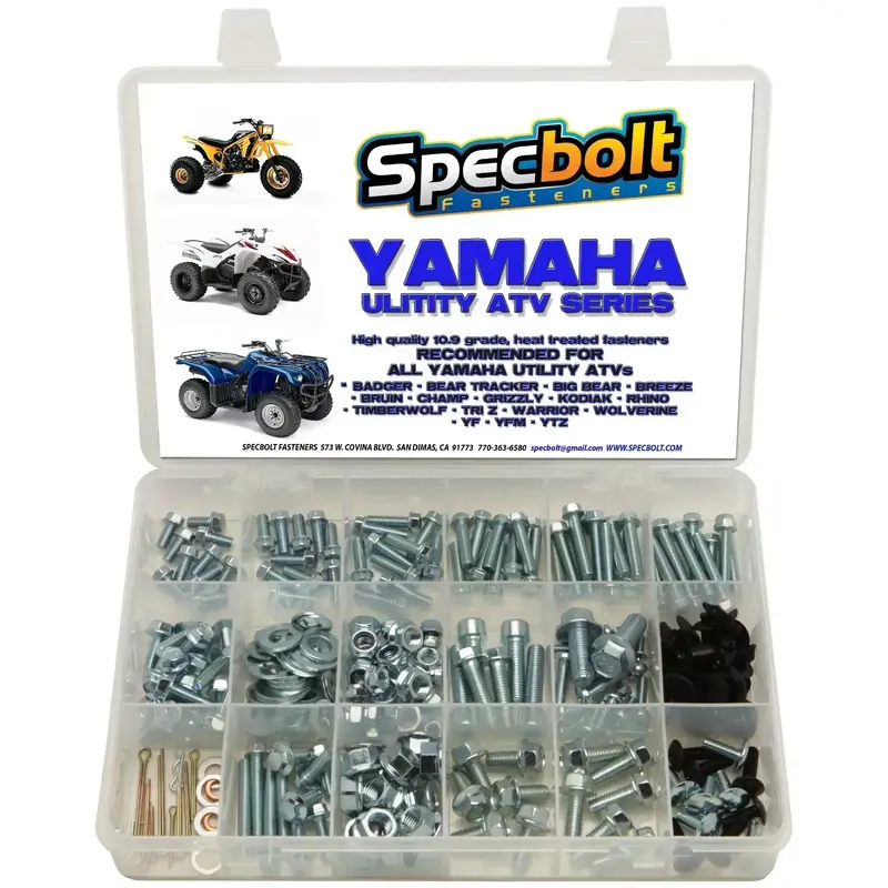 YAMAHA ATV bolt kit Wolverine Warrior Grizzly Rhino Tri-z moto Kodiak Timberwolf