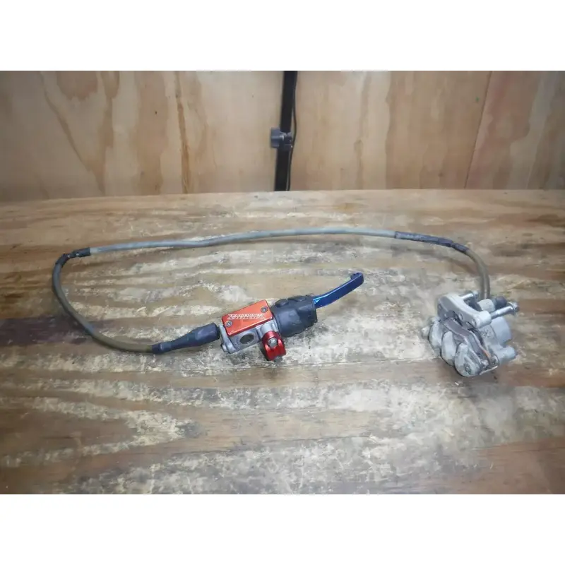 2012 Yz450f Front Brake Assembly Caliper Mastercylinder Hose Line