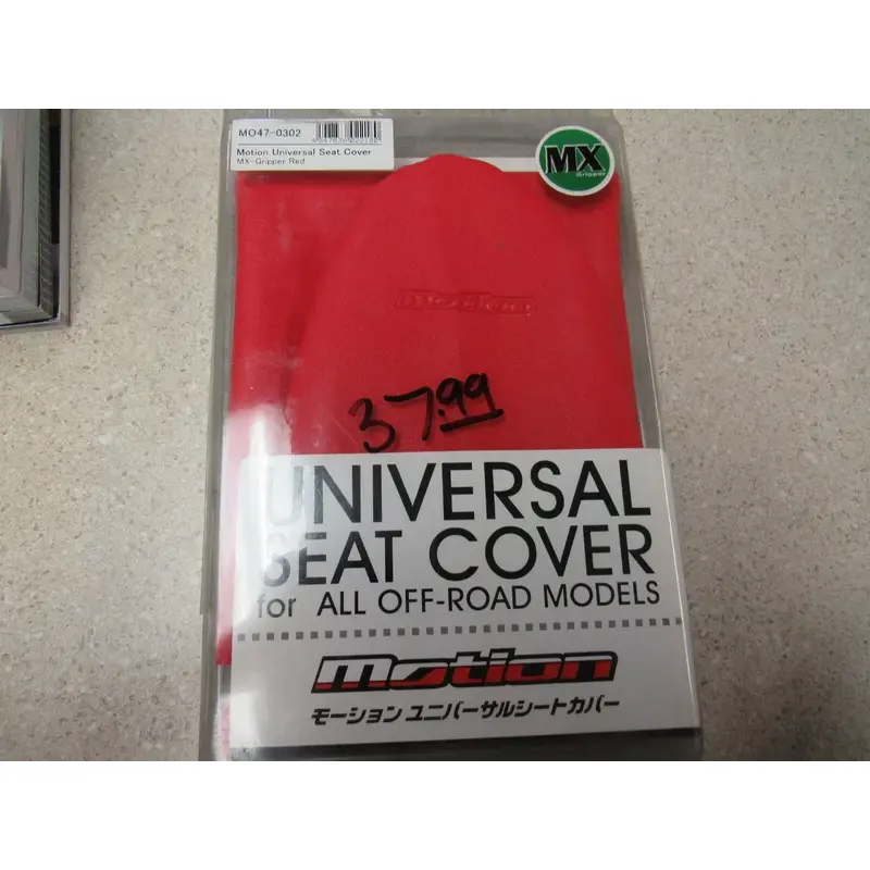 MOTION- MO47-0302- UNIVERSAL SEAT COVER RED- NOS