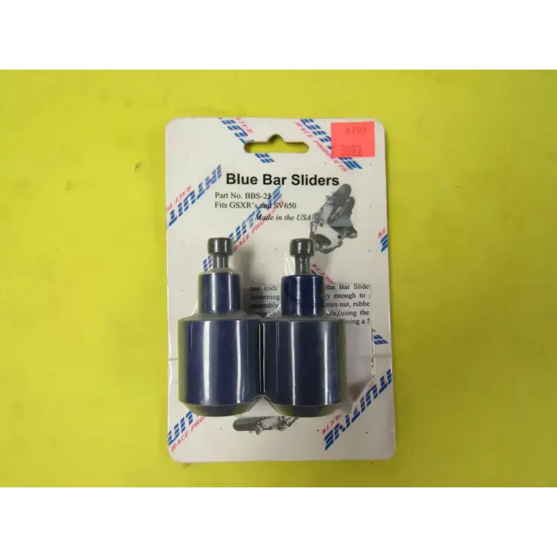 INTUITIVE-BBS-25- BAR SLIDERS BLUE -  N.O.S.