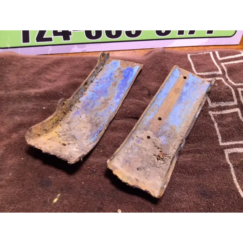 1987 SUZUKI QUADRUNNER 230 LT230E 2X4 OEM REAR SKID PLATE GUARD SHIELD PAIR
