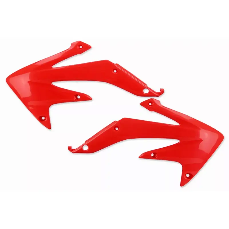 UFO Red Radiator Shroud Set for 2008-2016 CRF450X HO04634-070