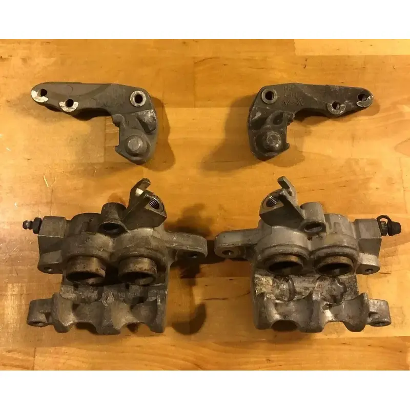 04-14 HONDA TRX450R TRX450ER FRONT BRAKE CALIPERS RIGHT LEFT OEM TRX 450R 450ER