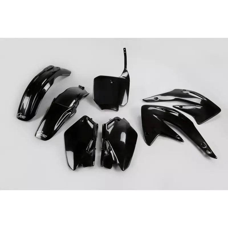 UFO Black Plastic Kit for Honda: CR85R (2003-2007)