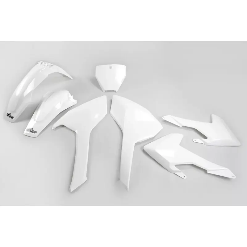 UFO White Plastic Kit for Husqvarna: FC250 (2016-2018), FC350 (2016-2018), FC