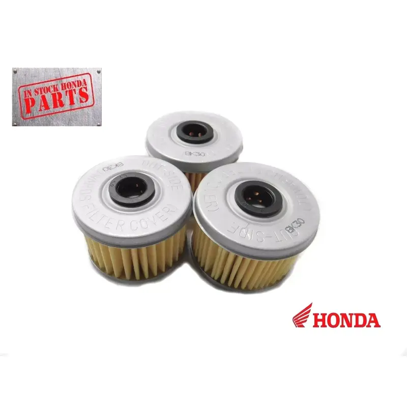 HONDA OIL FILTER 3 PACK 15412-HM5-A10 TRX350 TRX400 TRX450 Rancher Foreman 4