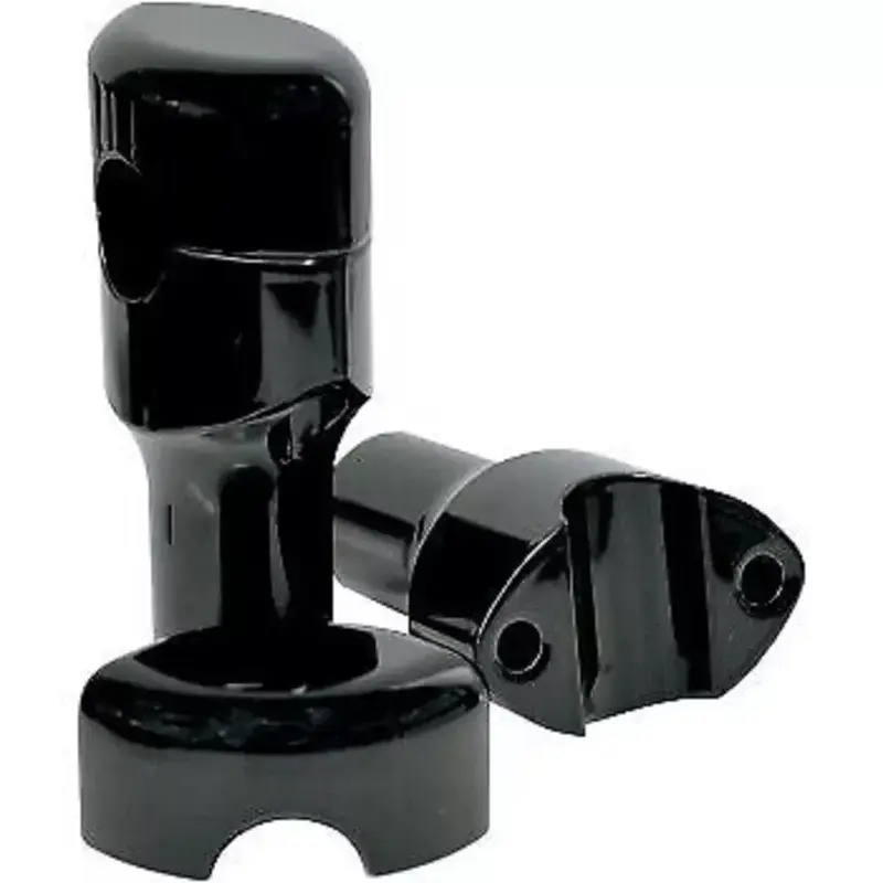 LA CHOPPERS Black 3" Hefty Risers for 1-1/4" Handlebars