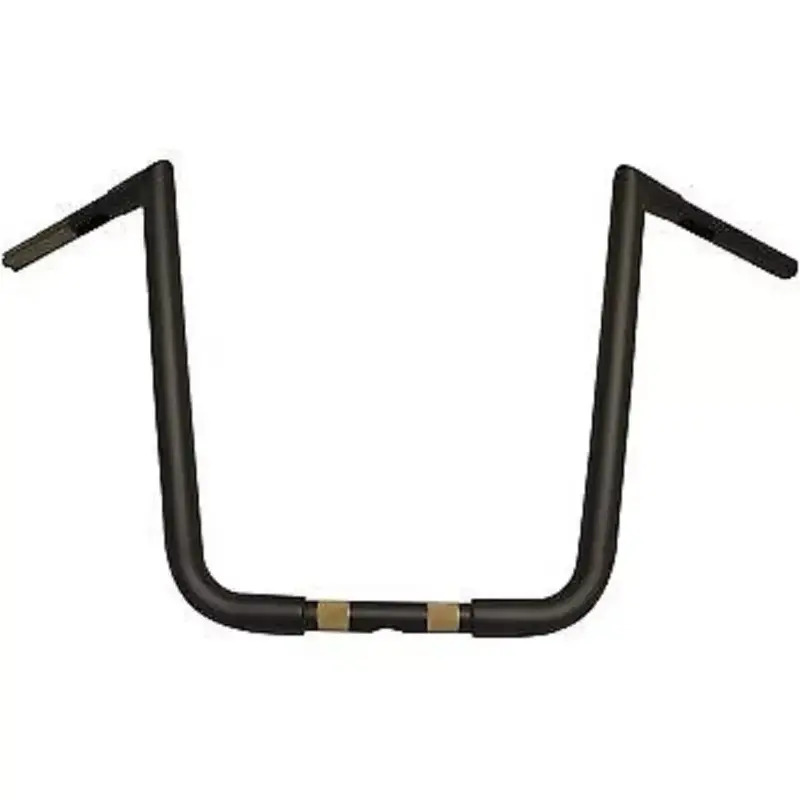 LA CHOPPERS Flat Black 1-1/4" 16" Twin Peaks Big Twin Handlebars