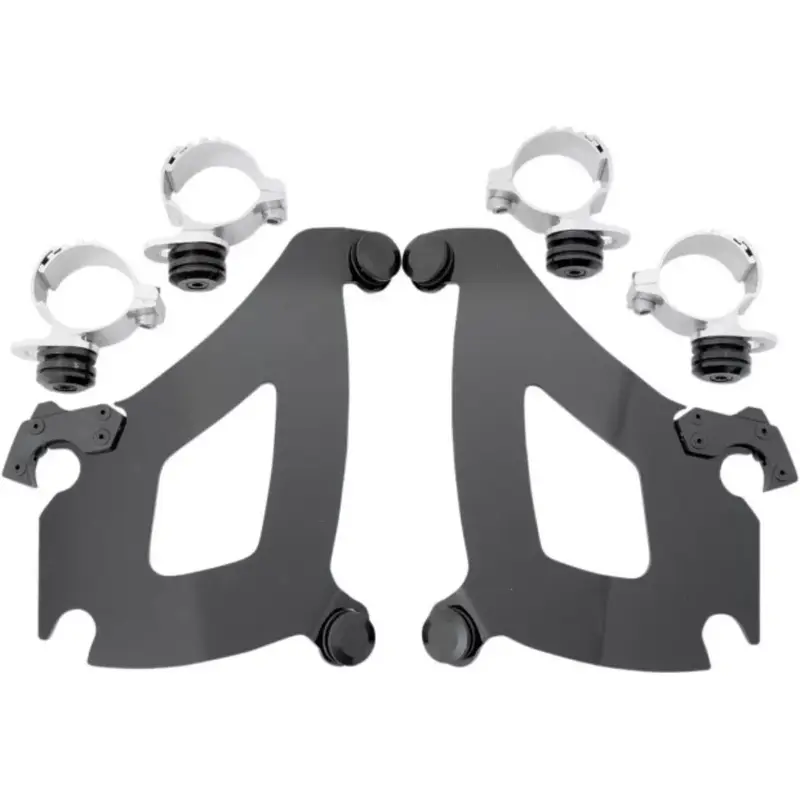 Memphis Shades Bullet Fairing Black Hardware Honda Stateline & Yamaha Stryker