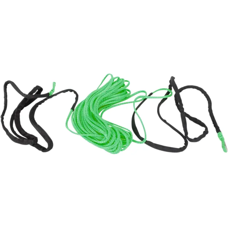 MOOSE RACING Synthetic Winch Cable Green 4505-0619