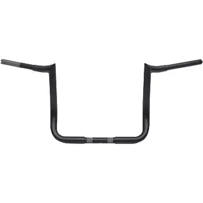 LA CHOPPERS Matte Black 1-1/4" Prime 13" Ape Hanger Bagger Handlebars