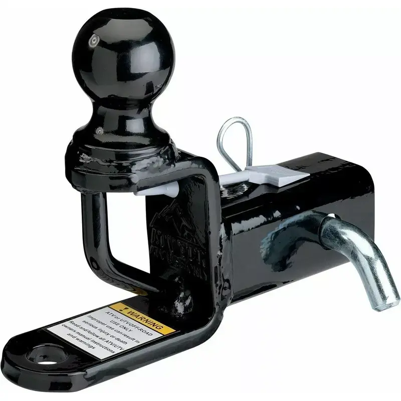 NEW MOOSE RACING 4504-0059 2in. Hitch with Ball Mount