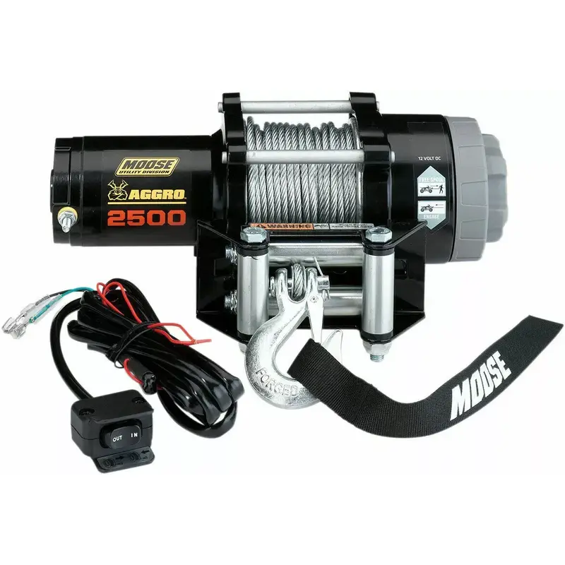 Moose Utility Division 2,500 LB Aggro ATV Winch with Wire Rope 4505-0759