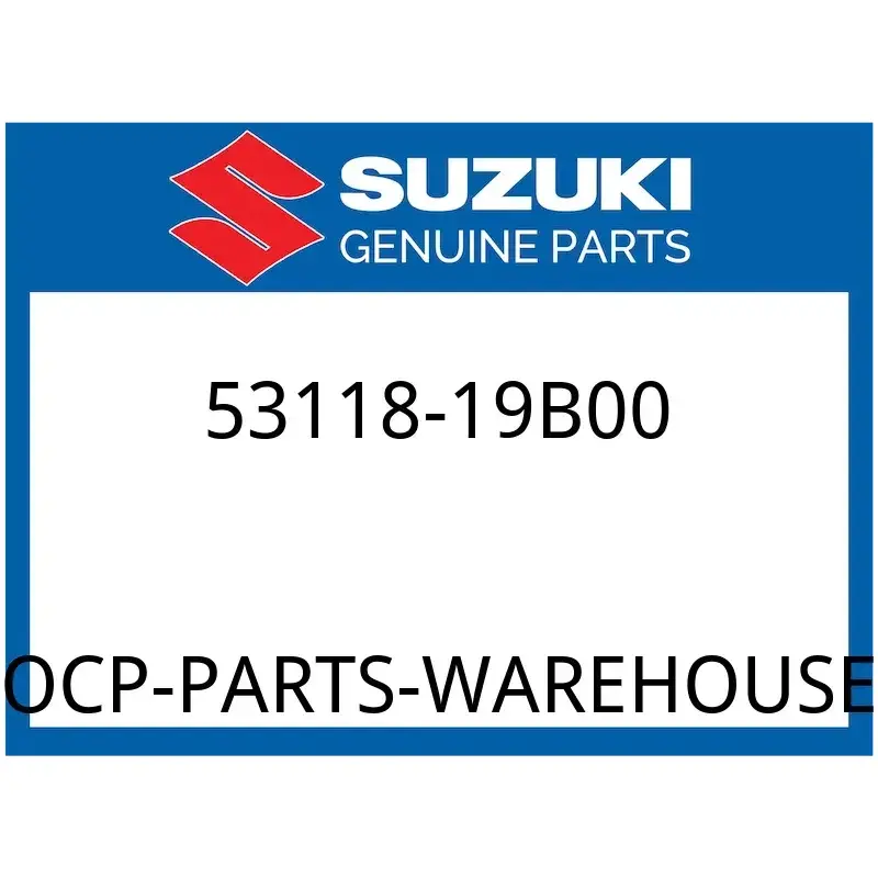 Suzuki OEM Part 53118-19B00 FENDER, CENTER
