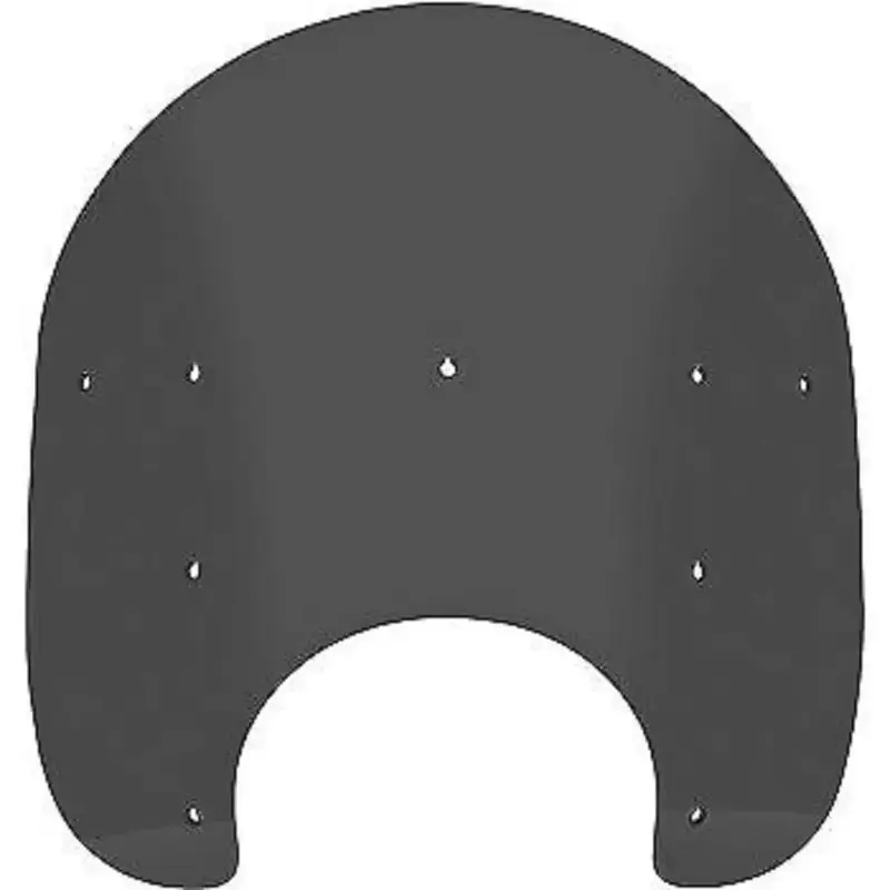 Memphis Shades 15" Black Smoke Replacement Plastic for 99-21 Road King